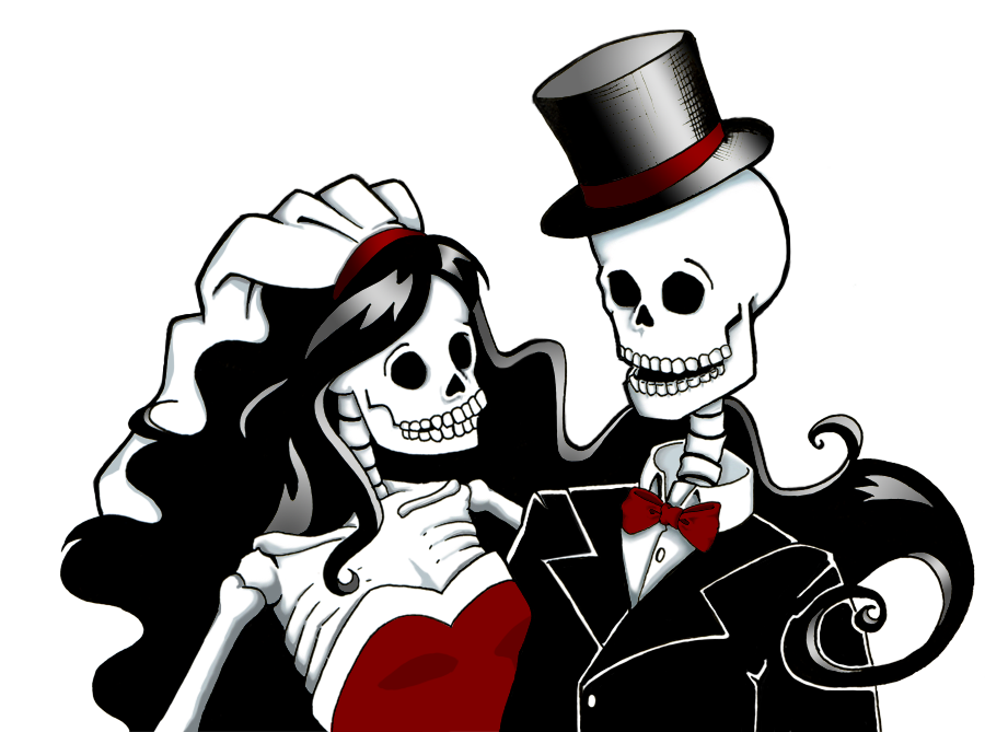 Picture Library Stock Collection Of Halloween High - Till Death Do Us Part Skeleton (900x669), Png Download