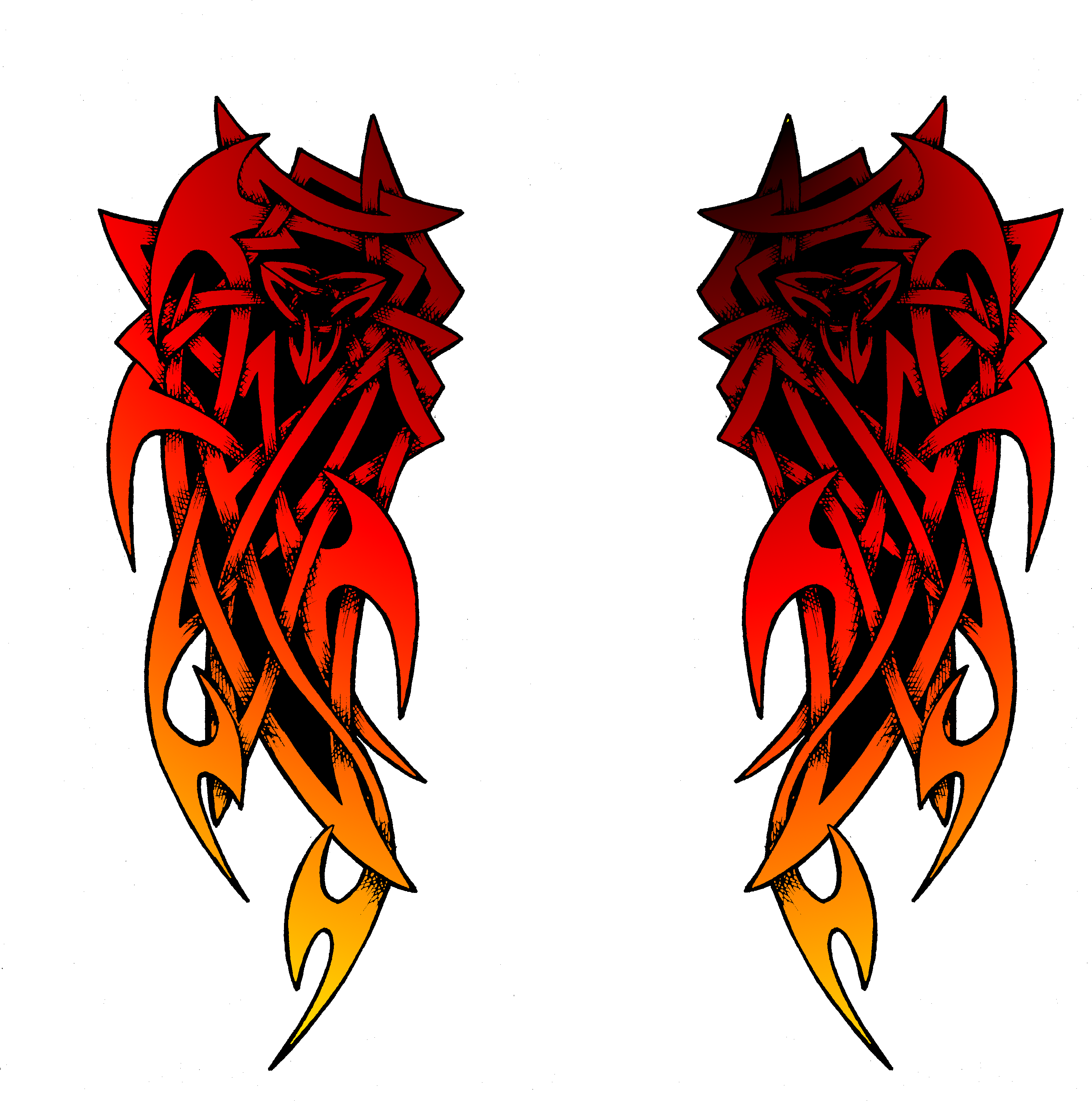 Tattoo Color Png - Color Tattoo Design Png (934x856), Png Download