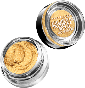 Color Tattoo Gold Rush Pack Shot - Maybelline Color Tattoo Metal (400x355), Png Download