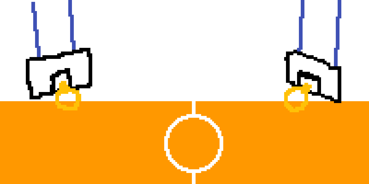 Basketball Court - Circle (1200x600), Png Download