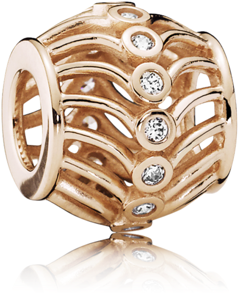 Art Deco, Pandora Rose™ - Pandora Rose Art Deco Charm (999x999), Png Download