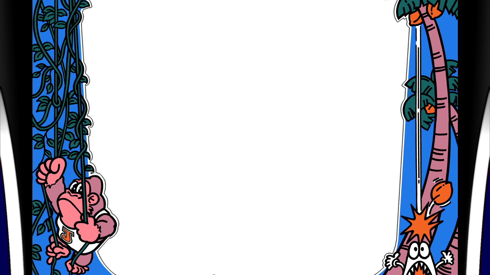 Dkongjr - - Realistic Overlay Retroarch (1920x1080), Png Download