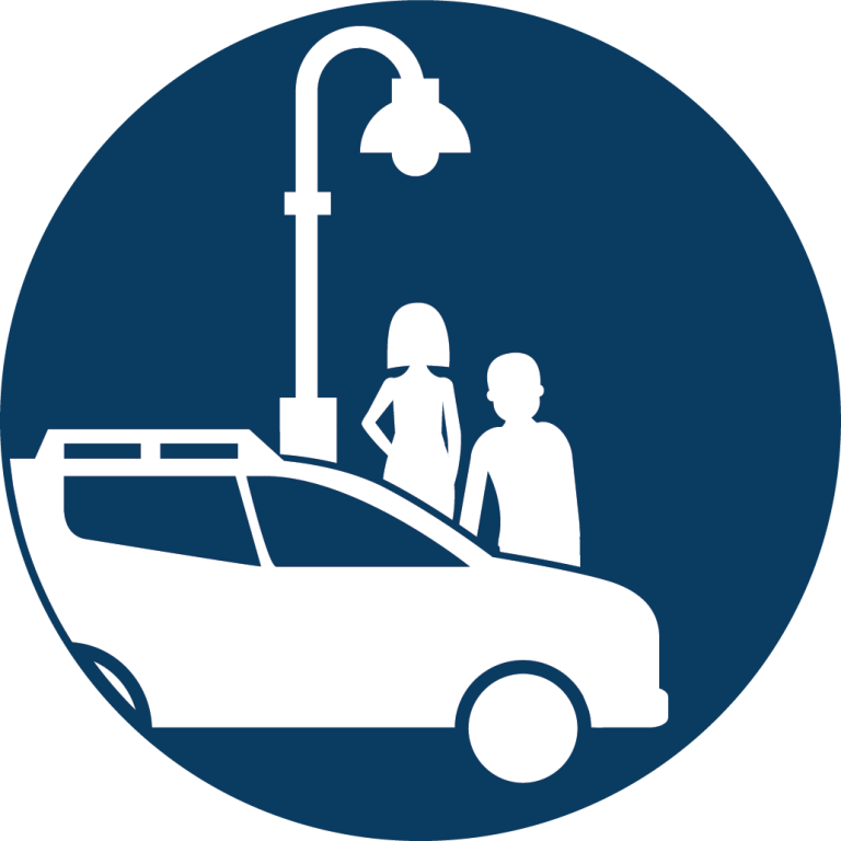 Sex Trafficking Icon That Features Two People On A - Illustration (768x768), Png Download