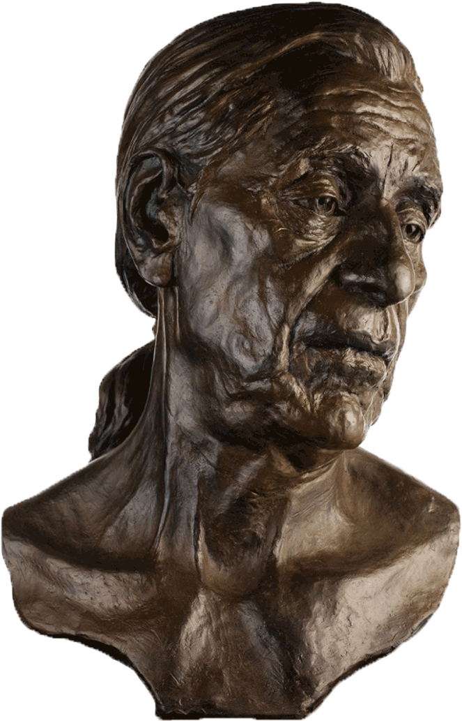 Sculpture 'officer' Sculpture 'chiricahua' - Bust (787x1069), Png Download