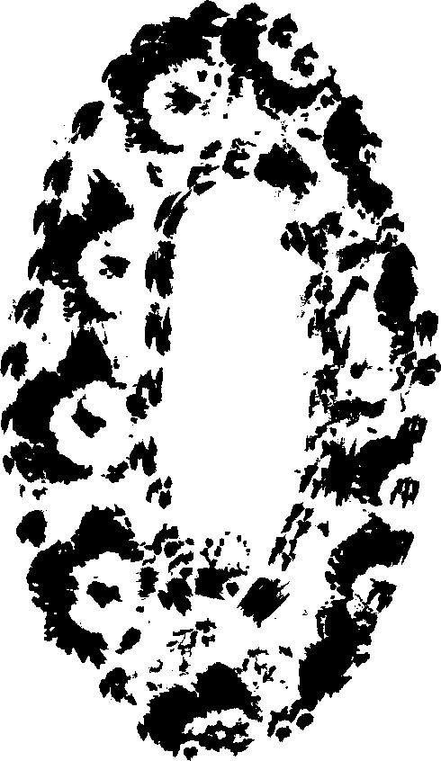 Grunge Number 2 10 (490x846), Png Download