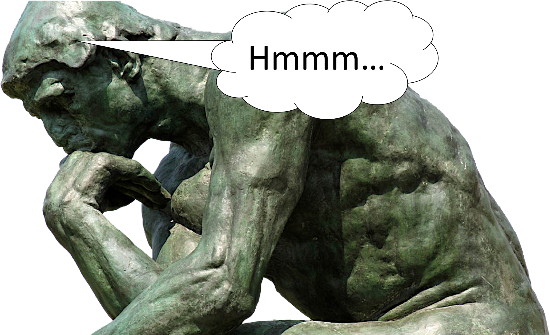 This Is A Topic That Typically Generates Emotion And - The Thinker (2000x1125), Png Download