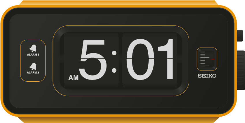 Seiko Vector Clock - Number (1000x600), Png Download