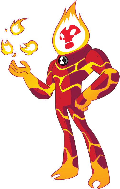Heatblast - Ben 10 2017 Heatblast (504x794), Png Download