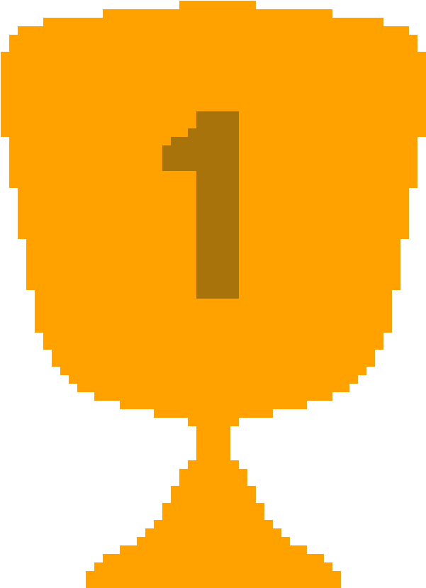 Gold Trophy - Star Clip Art (1200x1200), Png Download