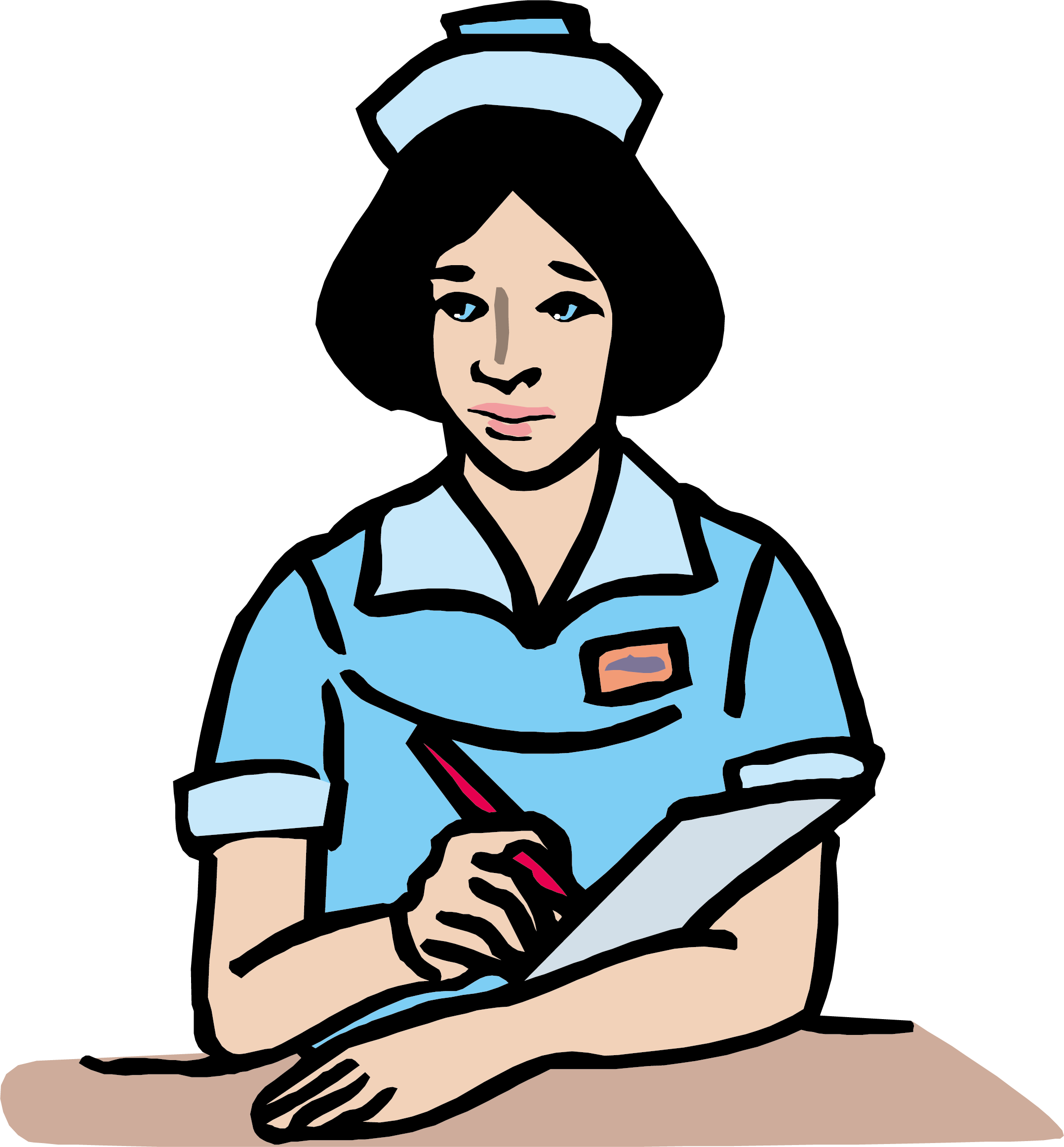 Clipart Library Health Care Clip Art Report A Doctor - Nurse Clip Art (2155x2323), Png Download