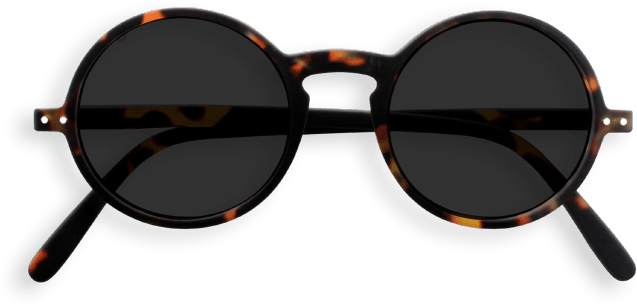 Izipizi - Round Tortoise Sunglasses (750x1000), Png Download