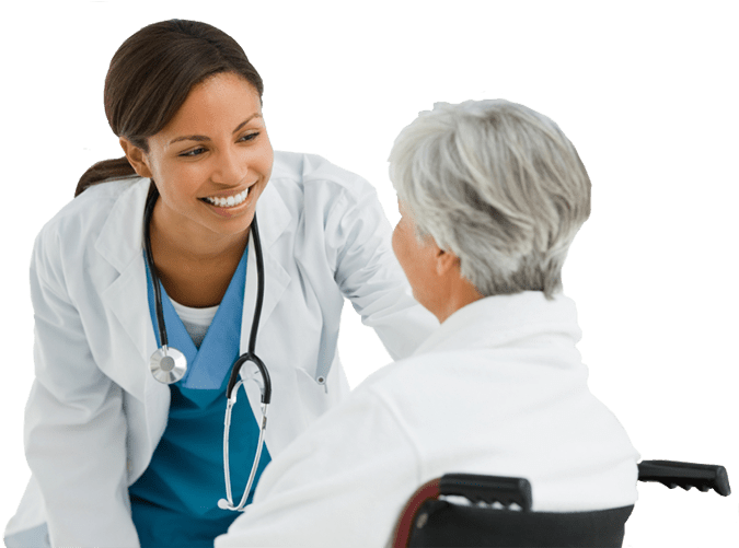 Doctor And Patient Talking (751x500), Png Download