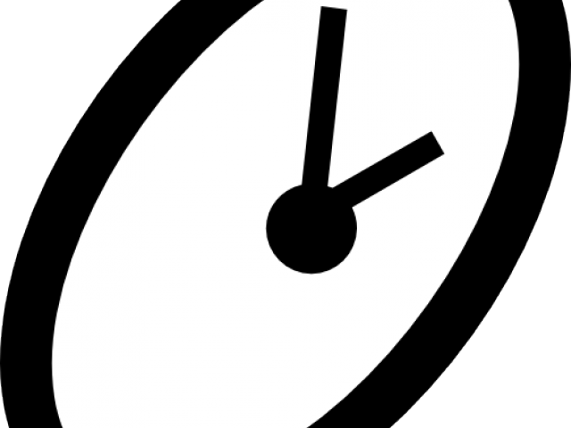 Clock Clipart Vector - Circle (640x480), Png Download