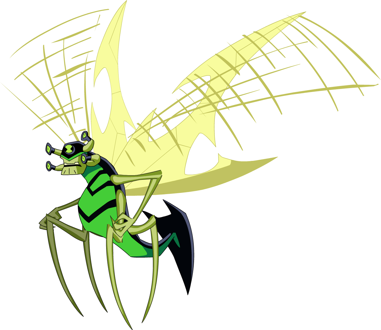 Stinkfly - Ben - Ben 10 Stinkfly (1249x1083), Png Download