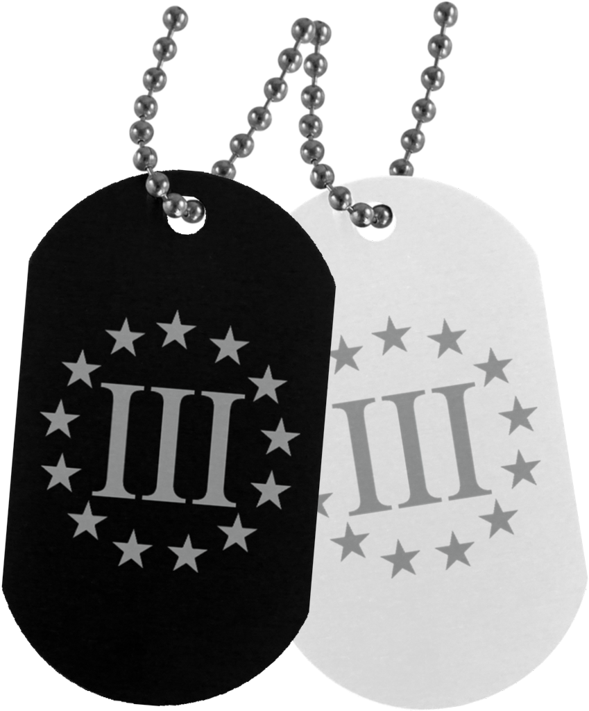 Three Percenter Dog Tag - Army Dog Tags (1024x1024), Png Download