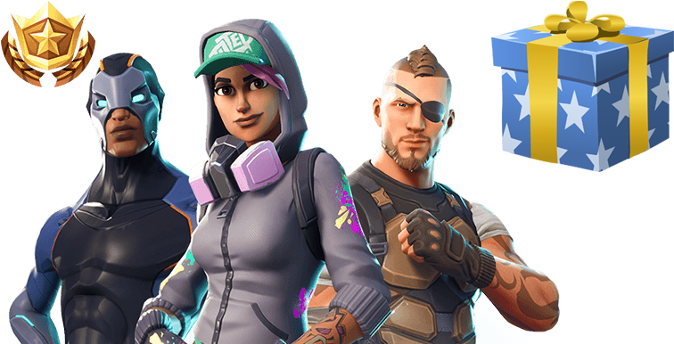 Share - Fortnite Characters (760x410), Png Download
