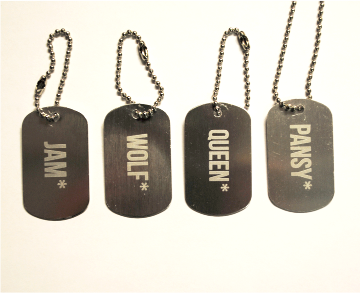 Hustler Dog Tag Set - Locket (740x740), Png Download