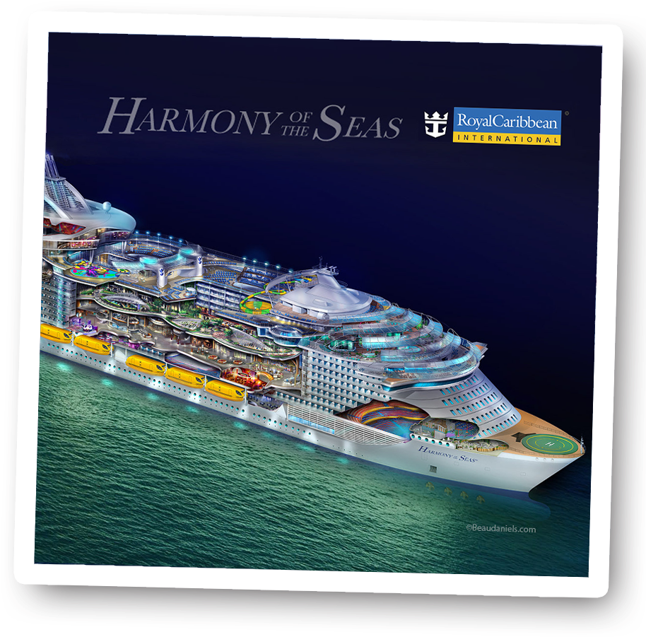Get Set For Fun, Music And Merriment - Royal Caribbean Ads (930x943), Png Download