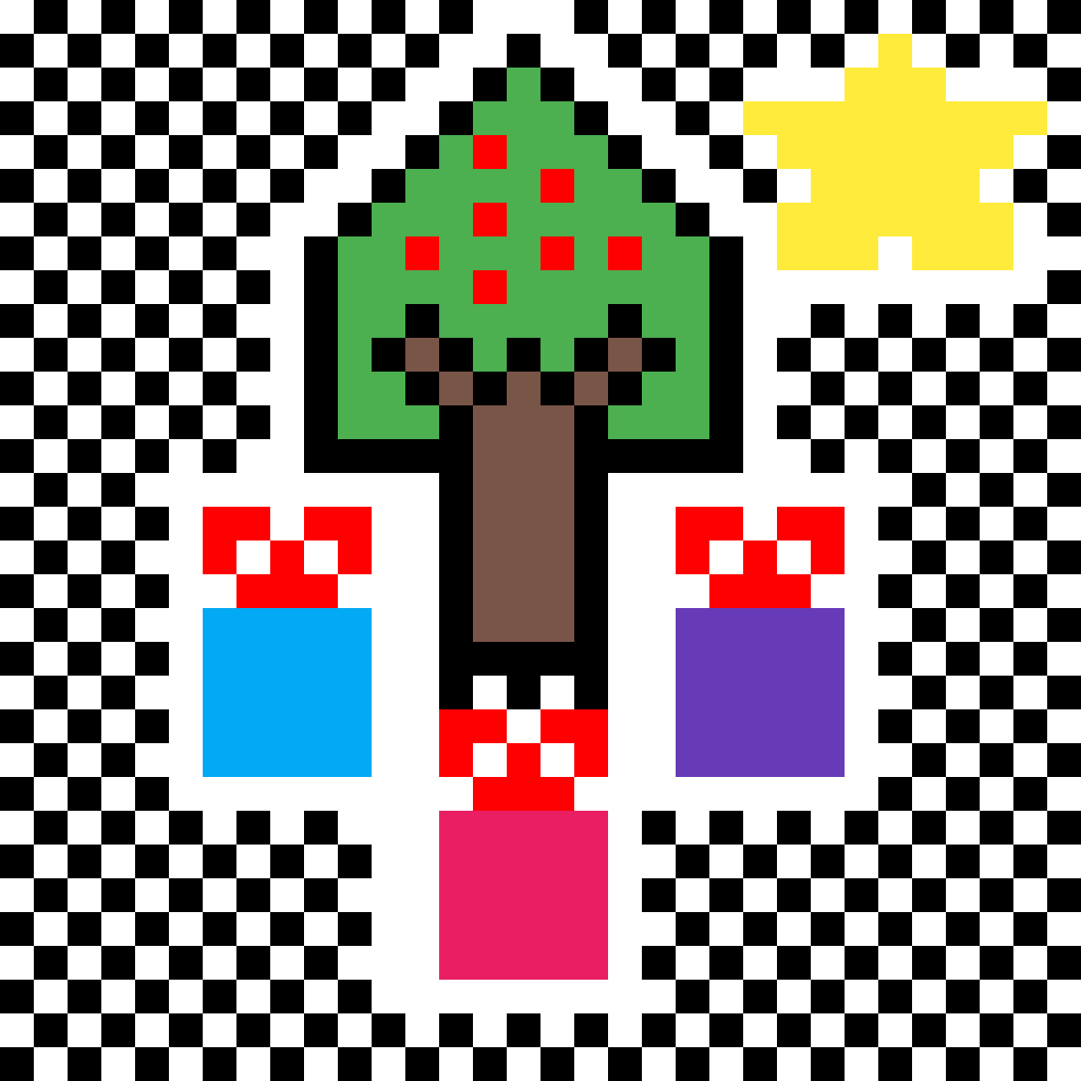 Arbol Con Regalos De Navidad - Emblem (1184x1184), Png Download