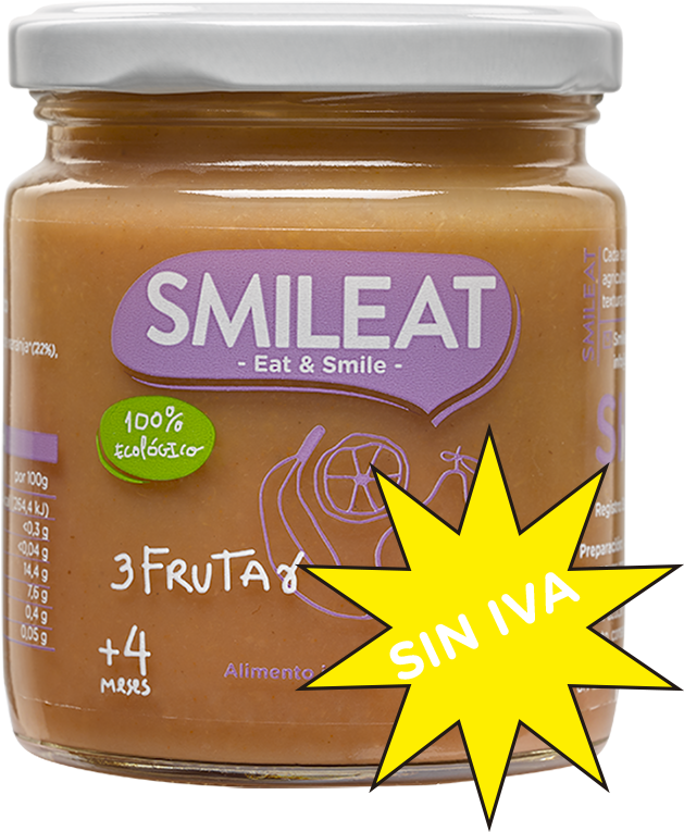 1229 × 937 In 3 Frutas By Smileatbaby - Potitos Sin Azucar (1229x937), Png Download