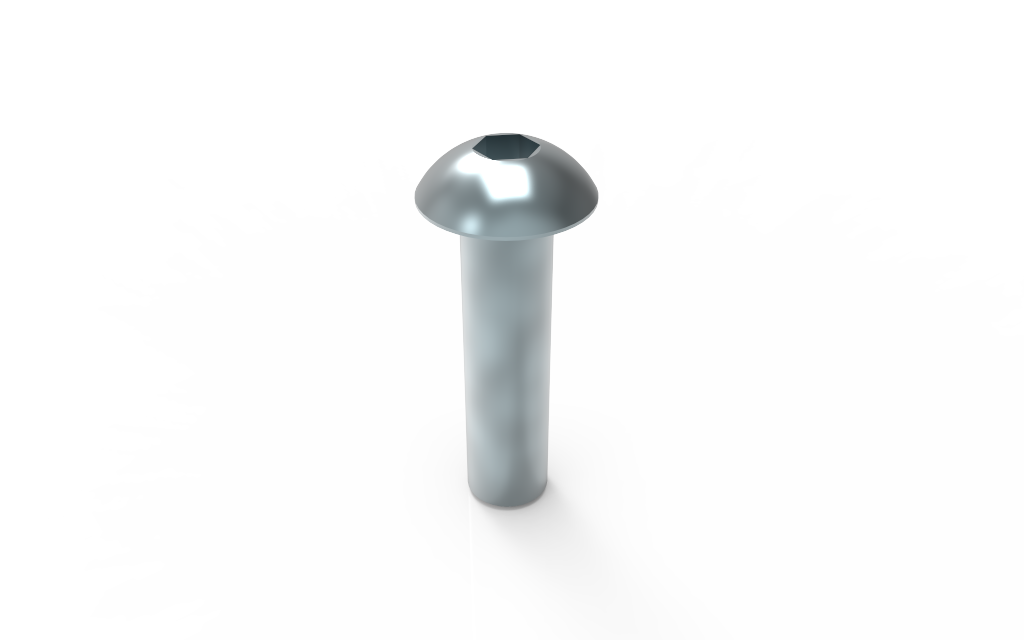 11012 Screw With Round Head M5x12 - Body Jewelry (1024x640), Png Download