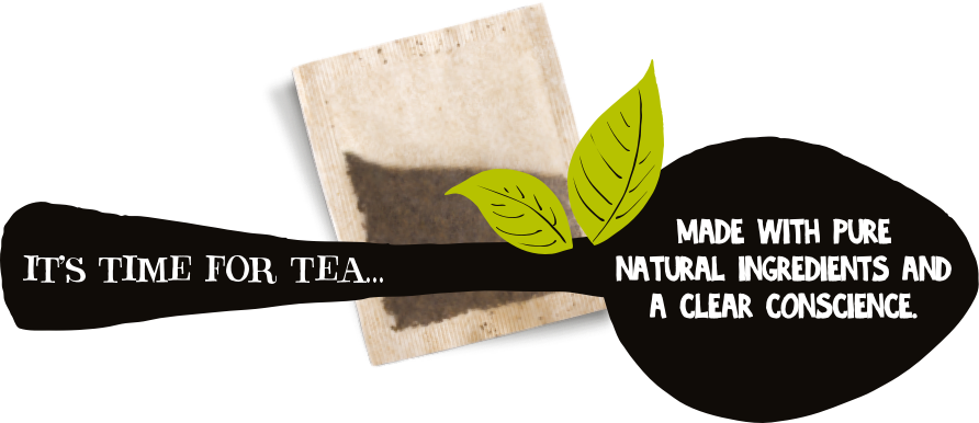 Plastic-free Tea Bag Faqs - Label (892x386), Png Download