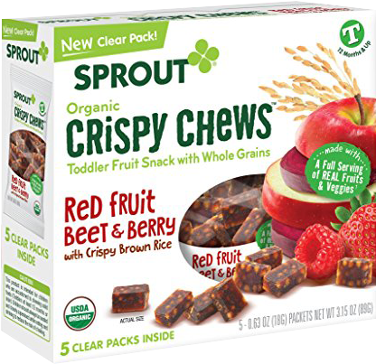 Sprout, Snacks De Frutas Y Granos De Frutos Rojos - Sprout Crispy Chews (600x700), Png Download