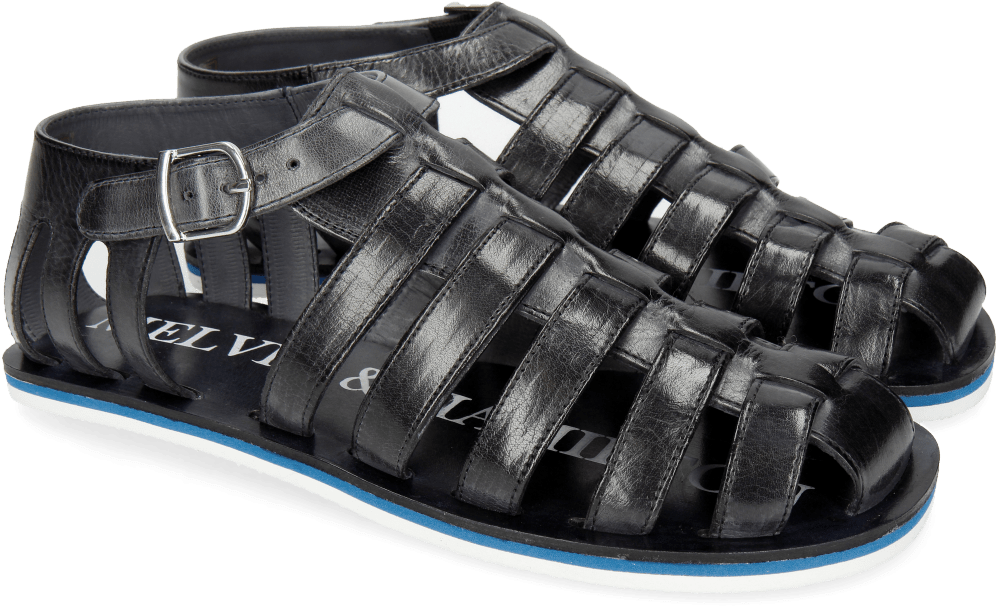 Sandals Sam 3 Navy Modica White - Melvin & Hamilton (1024x1024), Png Download