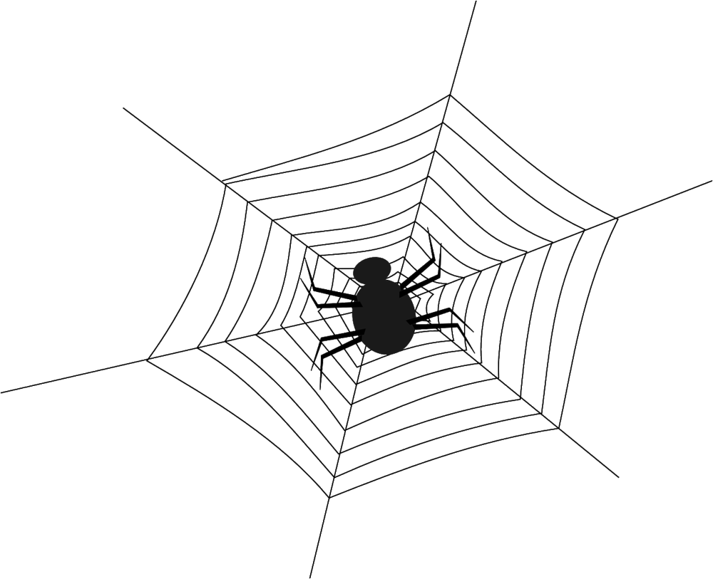 Cobweb-151045 1280 - Van Den Akker Spider Web (1000x813), Png Download