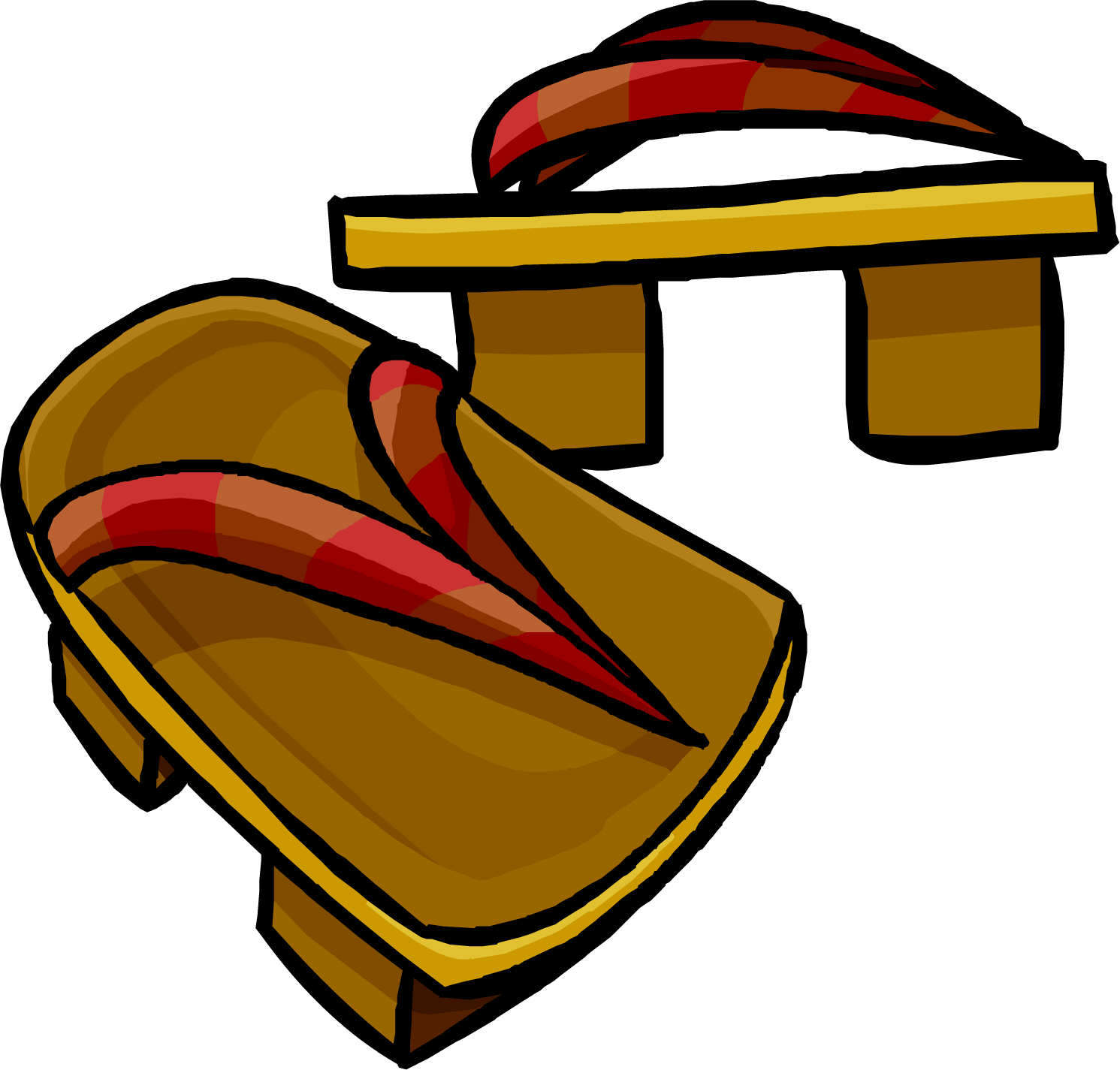 Flip Flops Club Penguin (1491x1425), Png Download