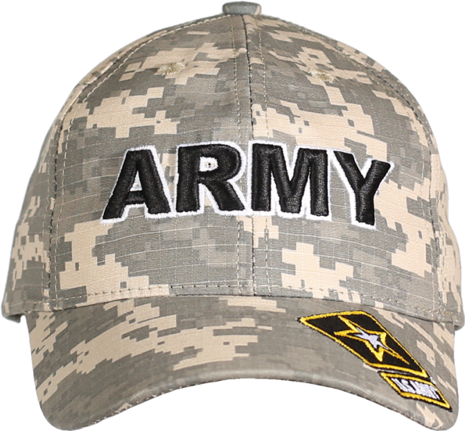 Made In Usa Military Hat - Army Cap Png (670x670), Png Download
