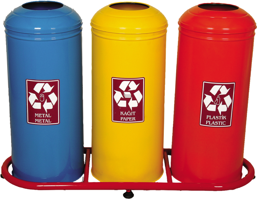 Tm 241 Recycle Bin Stand Painted - Özel Atık (1000x1559), Png Download