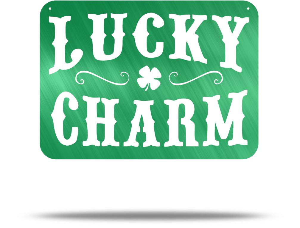 Lucky Charm Steel Wall Sign Art - Graphic Design (1024x1024), Png Download