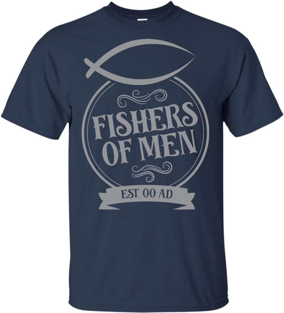 Fishers Of Men Jesus Fish Youth Basic Cotton T-shirt - Harley Davidson Shovelhead Metal Sign (1024x1024), Png Download