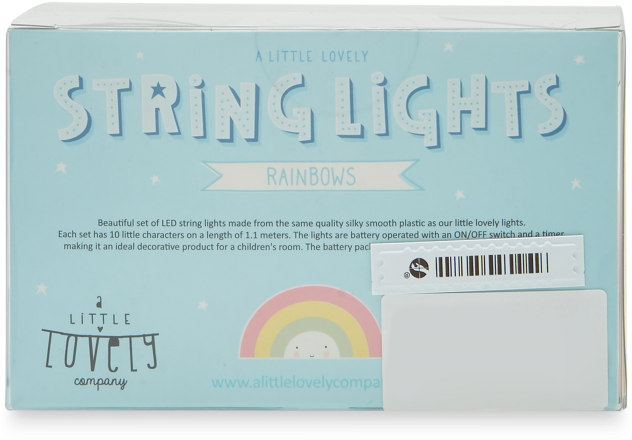 Rainbow String Lights - Multimedia Software (700x700), Png Download