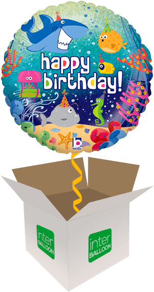 Happy Birthday Ocean Party - Birthday Bouquet Of Sunflowers (568x568), Png Download