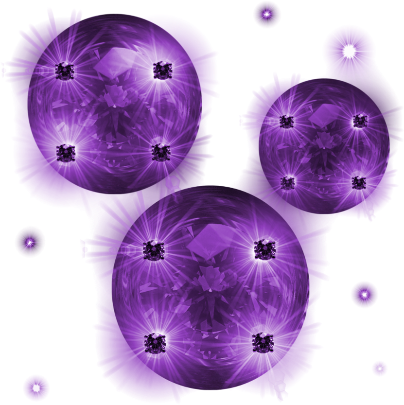Purple Globes - Sphere (894x894), Png Download