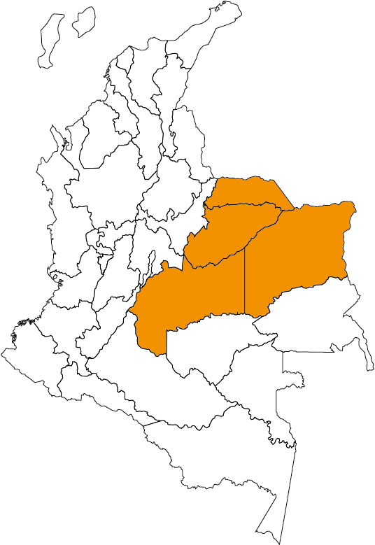 Map Colombia (580x829), Png Download