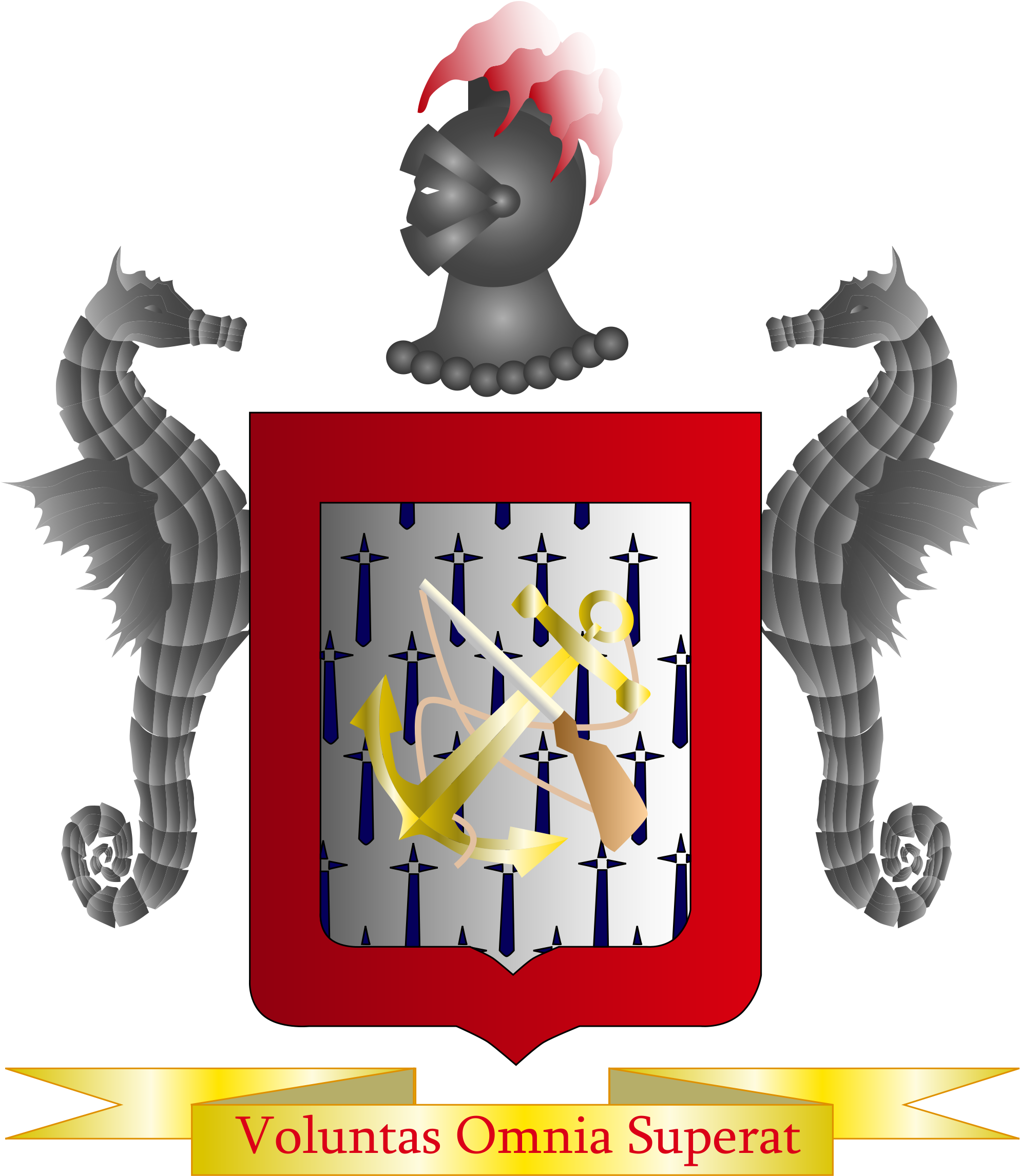 Colombian Marine Corps Coat Of Arms - Escudo Infanteria De Marina Colombia (2000x2333), Png Download