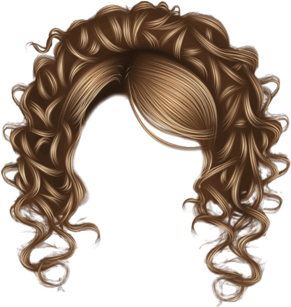 Descargar - Black Wig Transparent Png (795x693), Png Download