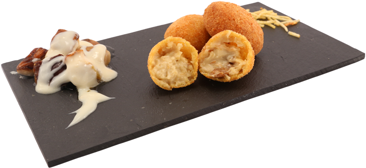 Croquetas De Boletus Y Torta Del Casar - Bánh (800x449), Png Download