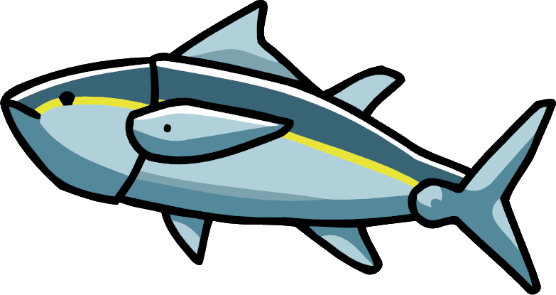 Tuna Fish - Bluefin Tuna Cartoon Transparent (783x415), Png Download