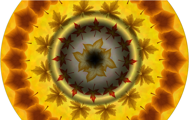 Automne-en Retard Sur La Saison - Circle (848x400), Png Download