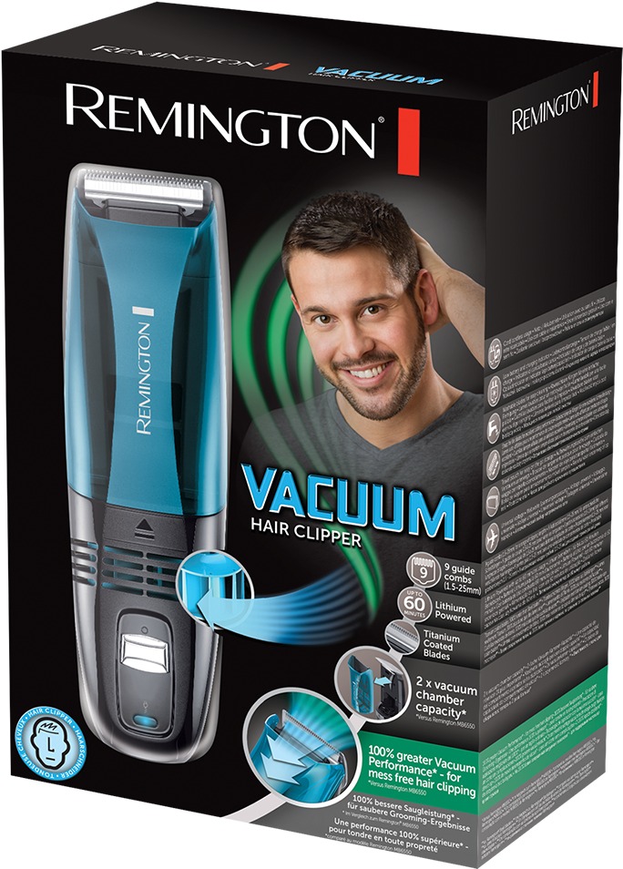 Remington Vacuum Hair Clipper Hc6550 (1000x1000), Png Download
