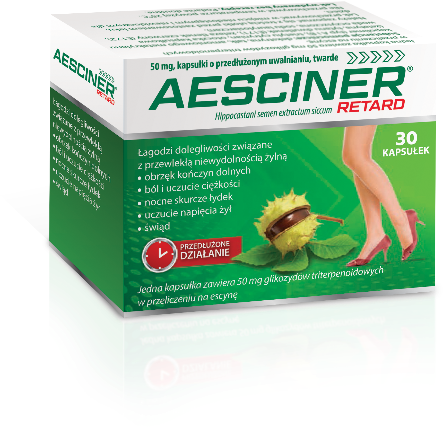 Aesciner Retard 30 Kaps - Aesciner Retard (2880x2550), Png Download