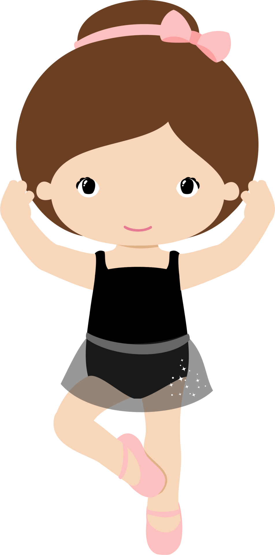 Disco Dancer - Desenho Bailarina Negra Png (952x1920), Png Download