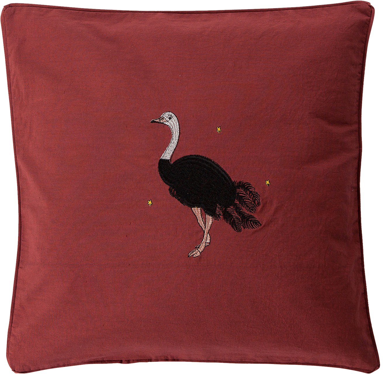 Ostrich Cushion - Ostrich (1665x1800), Png Download