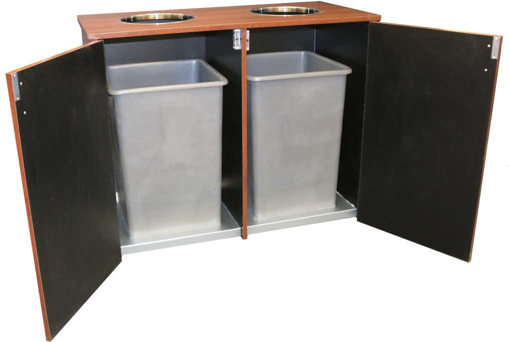 Clear Which Receptacle Is For What Waste - Plywood (1024x716), Png Download