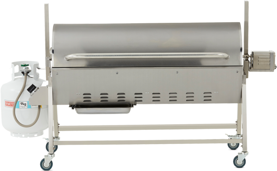 Barbeque Master Gas/charcoal Spit Spitvgas - Barbecue Grill (1130x733), Png Download