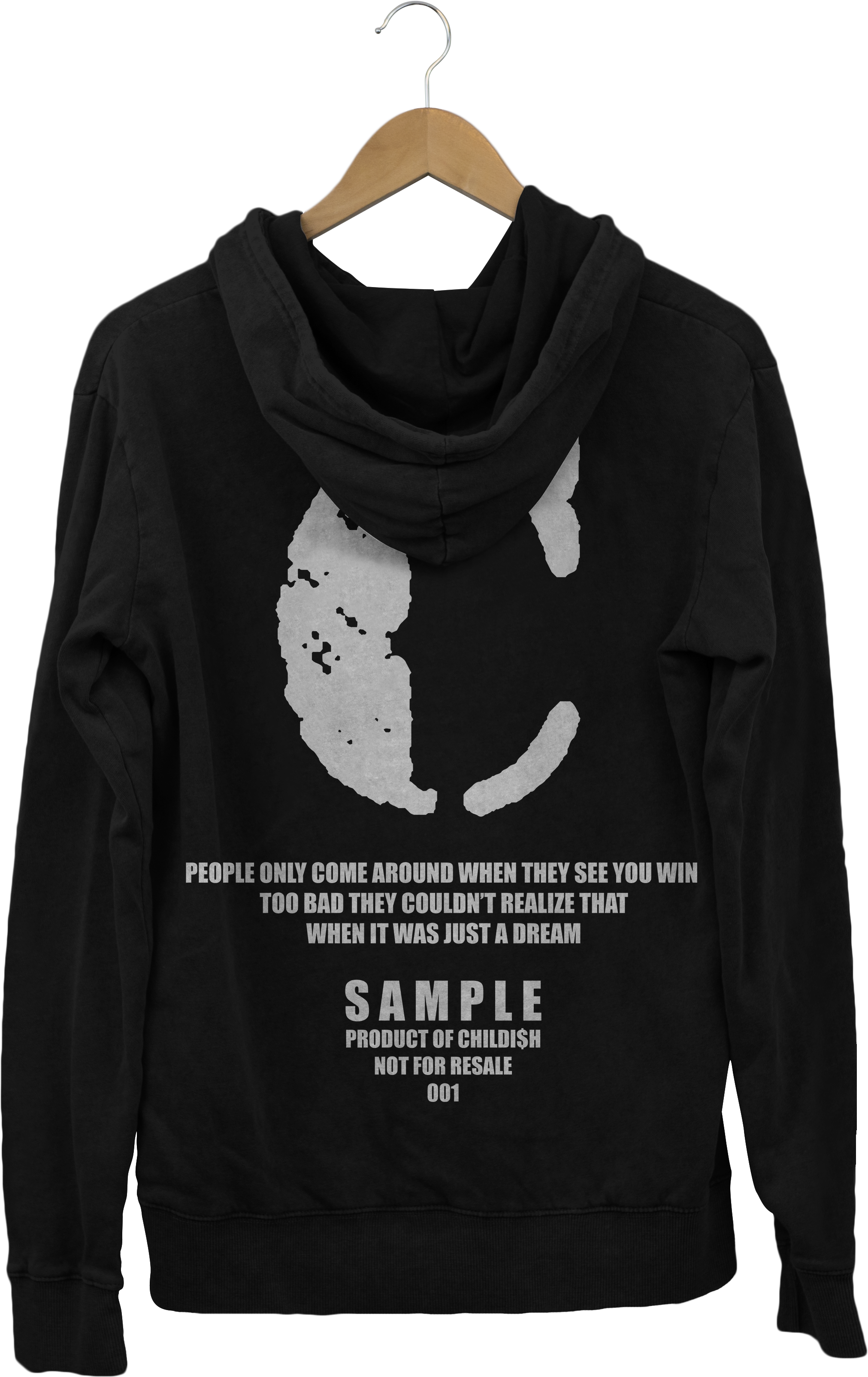 Image Of Black/white Hoodie - Hoodie (4592x3448), Png Download